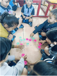 Pre-primary:  Stormy Saturday activity