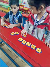 Pre-primary:  Stormy Saturday activity