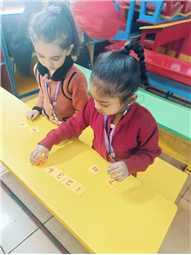 Pre-primary:  Stormy Saturday activity