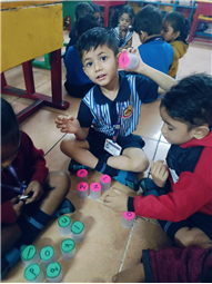Pre-primary:  Stormy Saturday activity