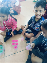 Pre-primary:  Stormy Saturday activity