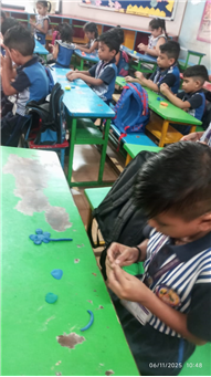Nursery  and sr.kg Activity -Clay moulding