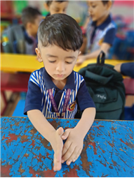 Nursery  and sr.kg Activity -Clay moulding