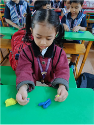 Nursery  and sr.kg Activity -Clay moulding