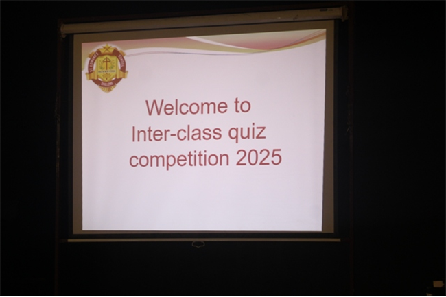 INTER CLASS QUIZ COMPETITION (MIDDLE & SENIOR SCHOOL)