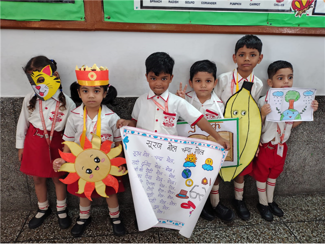 Hindi Recitation Competition For Classes Nursery To UKG