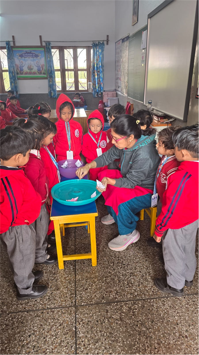 Art-integrated activities for class Nursery