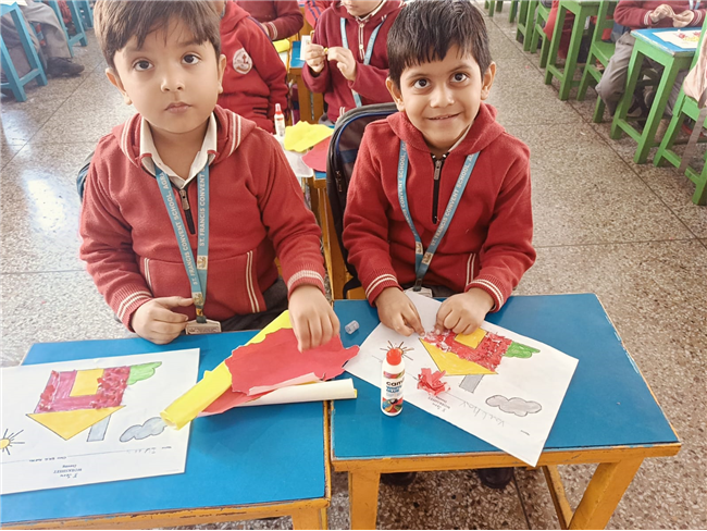 PAPER CRUSHING ACTIVITY OF CLASS UKG