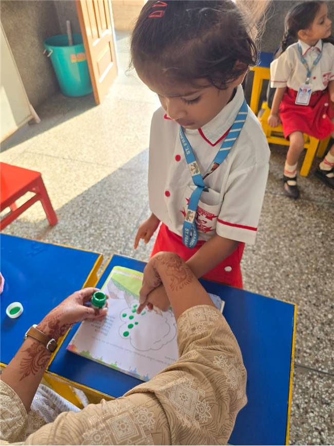 THUMB IMPRESSION ACTIVITY  FOR CLASS NURSERY