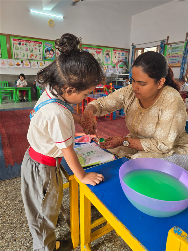 THUMB IMPRESSION ACTIVITY  FOR CLASS NURSERY