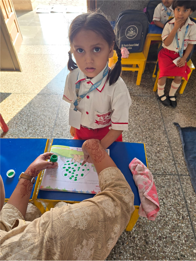 THUMB IMPRESSION ACTIVITY  FOR CLASS NURSERY