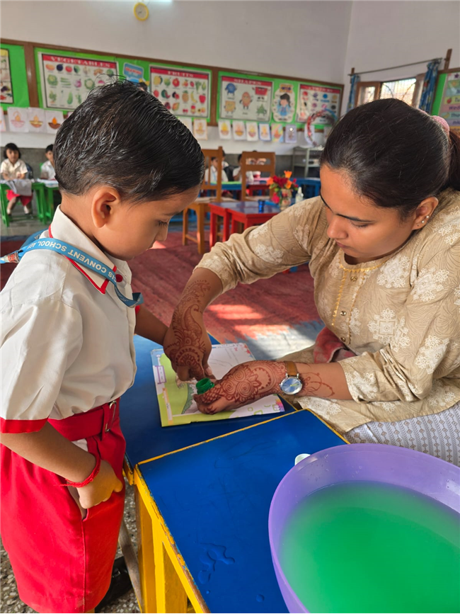 THUMB IMPRESSION ACTIVITY  FOR CLASS NURSERY