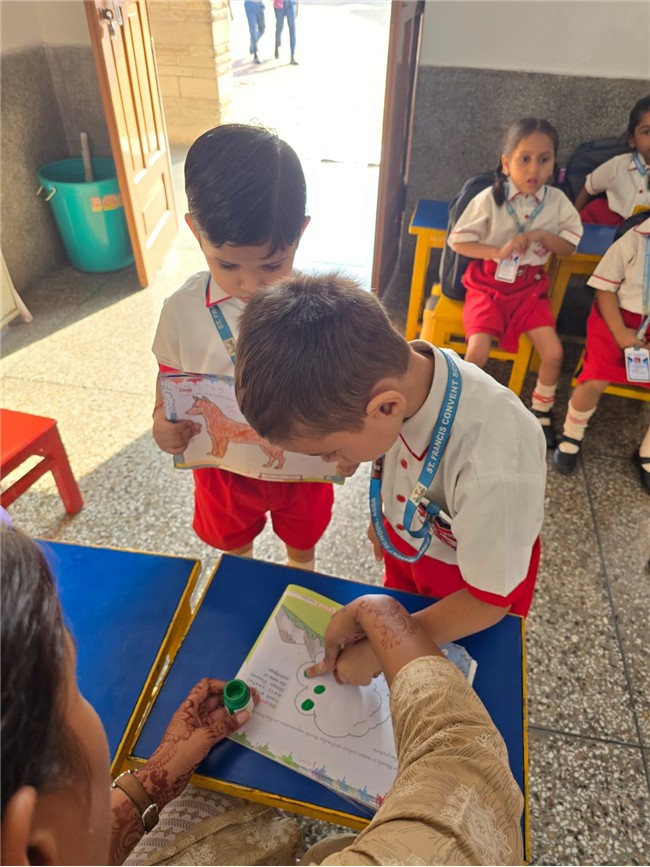 THUMB IMPRESSION ACTIVITY  FOR CLASS NURSERY