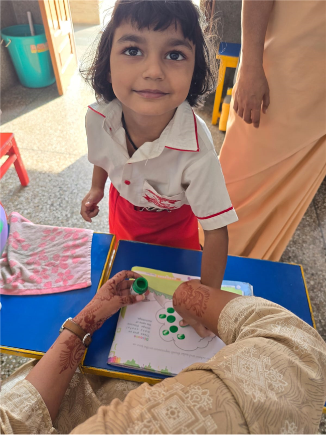 THUMB IMPRESSION ACTIVITY  FOR CLASS NURSERY