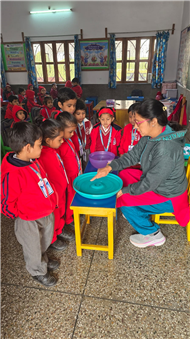 Art-integrated activities for class Nursery