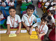Rhyming words Activity of Class UKG