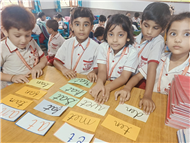Rhyming words Activity of Class UKG