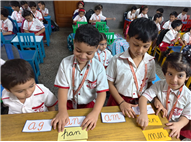 Rhyming words Activity of Class UKG