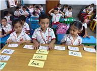 Rhyming words Activity of Class UKG