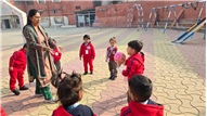 NURSERY AND LKG THROW AND CATCH ACTIVITY