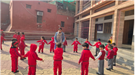 NURSERY AND LKG THROW AND CATCH ACTIVITY