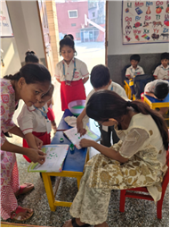 THUMB IMPRESSION ACTIVITY  FOR CLASS NURSERY