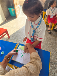 THUMB IMPRESSION ACTIVITY  FOR CLASS NURSERY