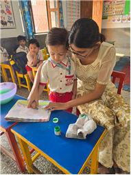 THUMB IMPRESSION ACTIVITY  FOR CLASS NURSERY