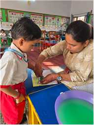 THUMB IMPRESSION ACTIVITY  FOR CLASS NURSERY