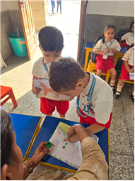 THUMB IMPRESSION ACTIVITY  FOR CLASS NURSERY