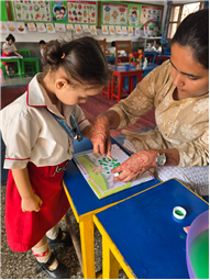 THUMB IMPRESSION ACTIVITY  FOR CLASS NURSERY