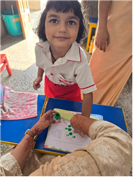 THUMB IMPRESSION ACTIVITY  FOR CLASS NURSERY