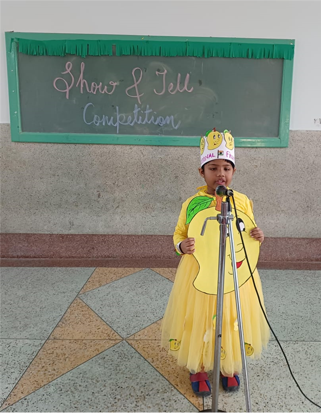 Show and Tell Competition - Pre-Primary Classes