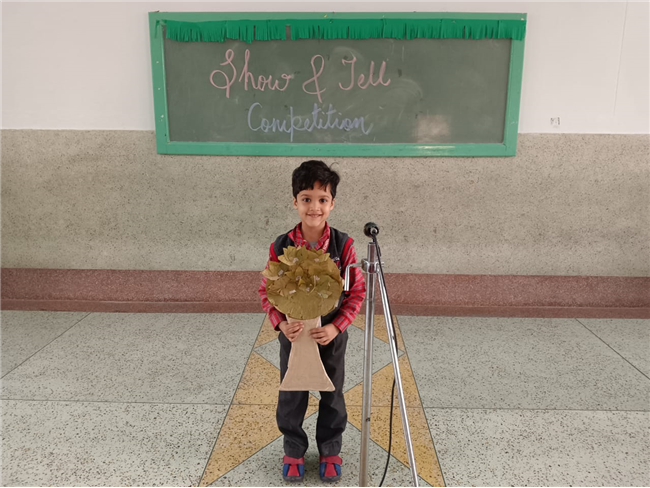 Show and Tell Competition - Pre-Primary Classes