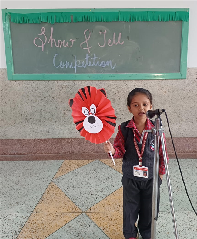 Show and Tell Competition - Pre-Primary Classes