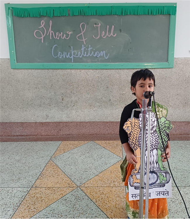 Show and Tell Competition - Pre-Primary Classes