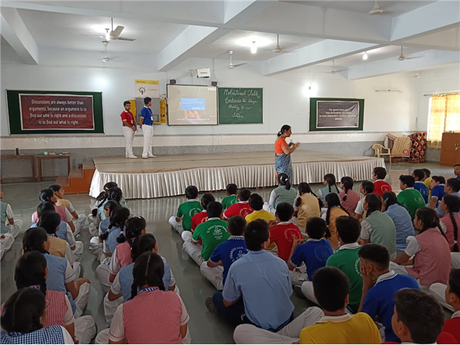 Motivational talk of Class IX
