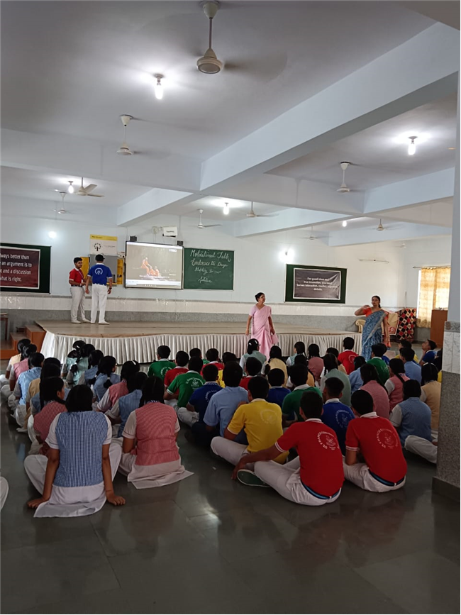 Motivational talk of Class IX