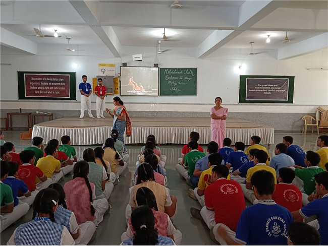 Motivational talk of Class IX