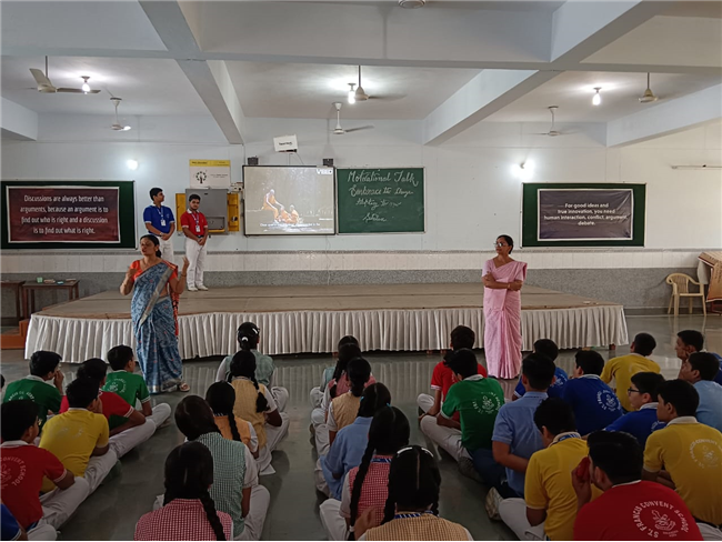 Motivational talk of Class IX