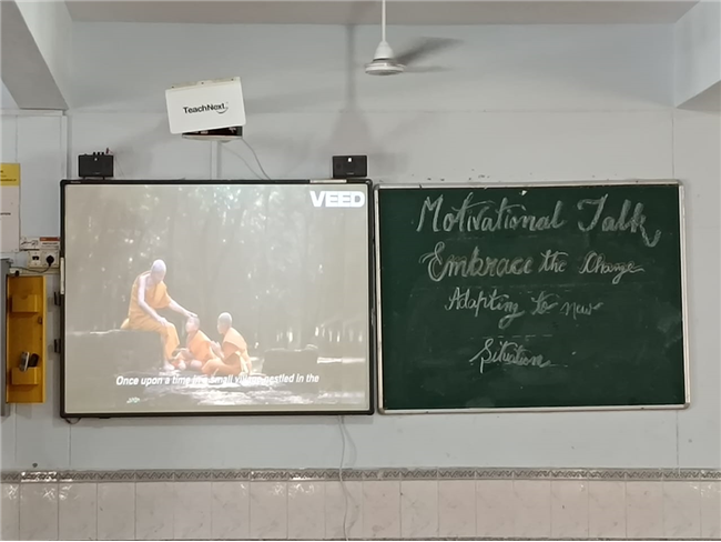 Motivational talk of Class IX