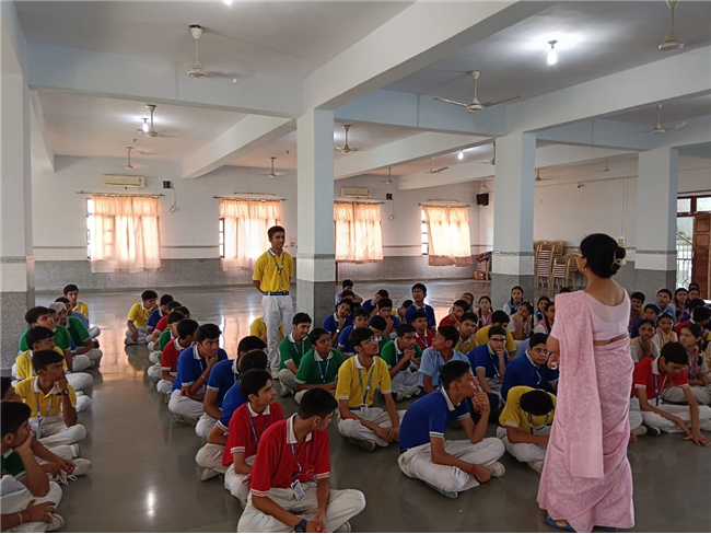 Motivational talk of Class IX