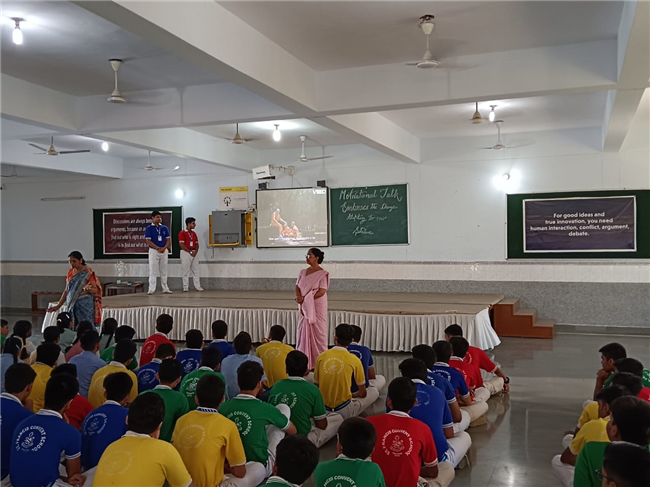 Motivational talk of Class IX