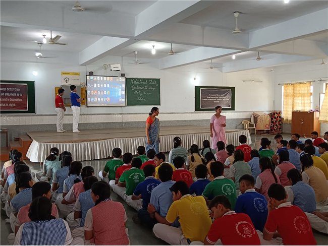 Motivational talk of Class IX