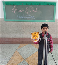 Show and Tell Competition - Pre-Primary Classes