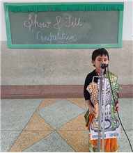 Show and Tell Competition - Pre-Primary Classes