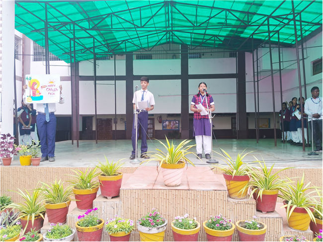 Special Assembly on Chhath Puja by Class IX-D; 27 October 2025