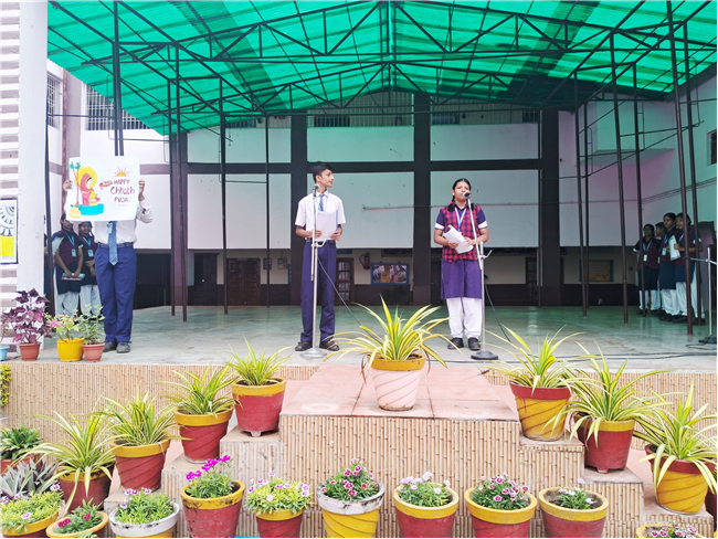 Special Assembly on Chhath Puja by Class IX-D; 27 October 2025