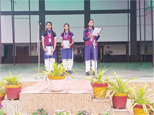 Special Assembly on Chhath Puja by Class IX-D; 27 October 2025