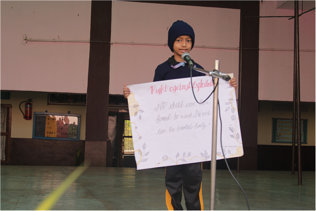 Assembly by Class - 1 on the occasion of National Constitution Day, 26 Nov. 2026